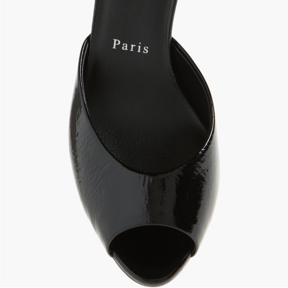 Christian Louboutin Me Dolly Peep Toe Slide Sandal - Picture 3 of 14